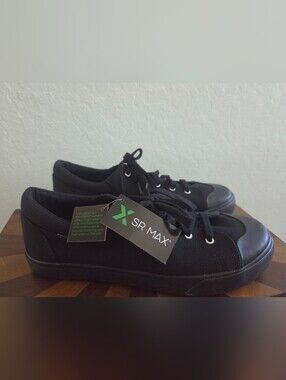 NWT SR Max Womens Black Ventura MaxTrax Soft Toe SRO Athletic Size 11